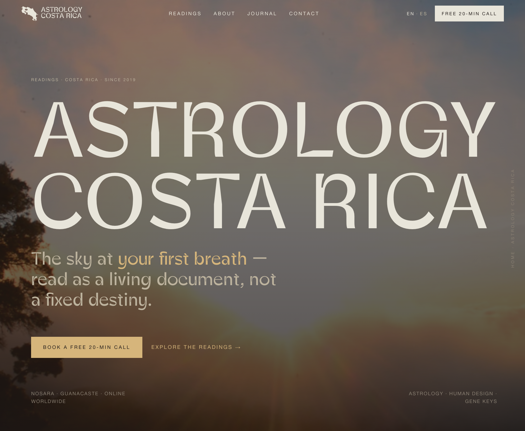 Astrology Costa Rica, Marketing site + SEO